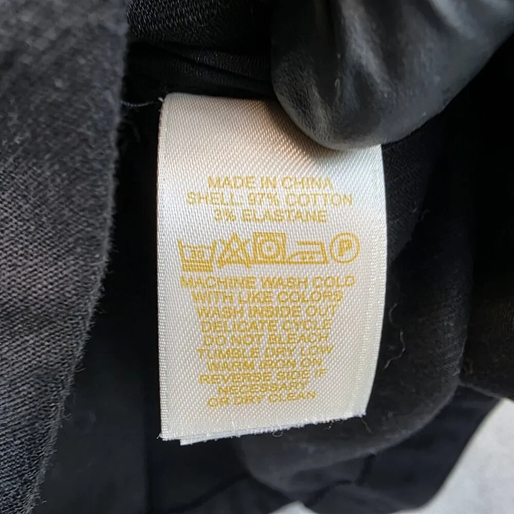 Kate Spade New York Skirt Girls 10 Black Skater Flare Short High Waist Stretch - Picture 5 of 8